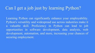 Python Certification Course In Ahmedabad | PPT