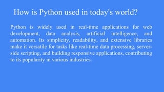 Python Training Certification Course In Mumbai | PPTX
