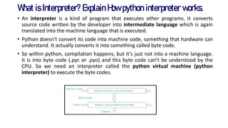 python ppt database and its some basic information | PDF