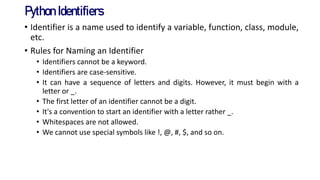 python ppt database and its some basic information | PDF
