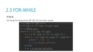 Python Chaps python chapter 3 controller for beginners | PPTX
