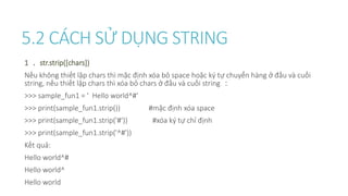 Python Chaps python chap 5 string and regular expression.pptx