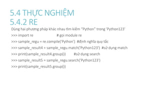 Python Chaps python chap 5 string and regular expression.pptx