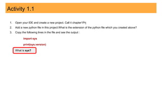PYTHON CHAPTER 1 PYTHON CHAPTER 1PYTHON CHAPTER 1.PDF