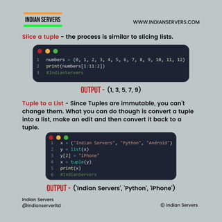 Python cheatsheet Indian Servers | PDF