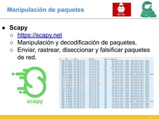 Python para equipos de ciberseguridad(pycones) | PDF