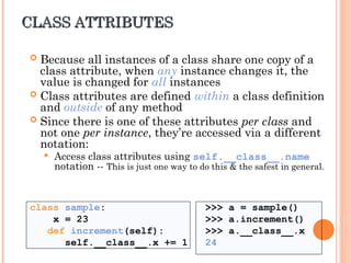 Lecture topic - Python class lecture.ppt
