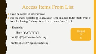 Python Collections | PPT | Free Download