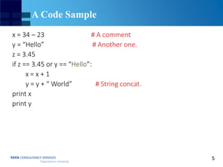 Intro to Python Programming Language | PPT