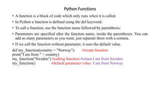 Python Basics by Akanksha Bali | PPTX