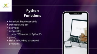 Python Made Simple: Your First Step into Coding | PPTX