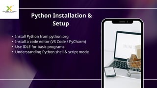 Python Made Simple: Your First Step into Coding | PPTX
