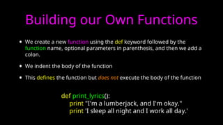Comprehensive Introduction to Python Functions and Their Usage | PPT