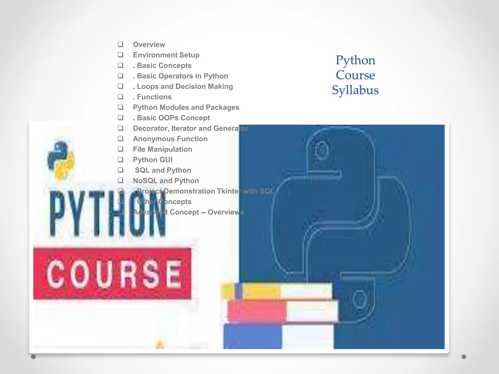 Python course hyderabad 14 | PPT