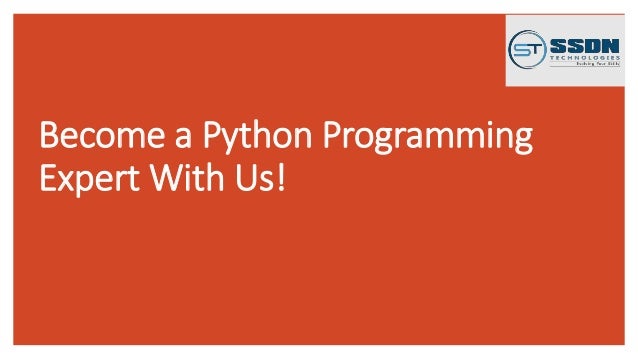 Become a Python Programming
Expert With Us!
 