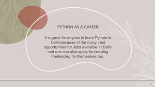 Python Course in Delhi | PPT