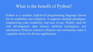 Python Course In Mumbai | PPTX