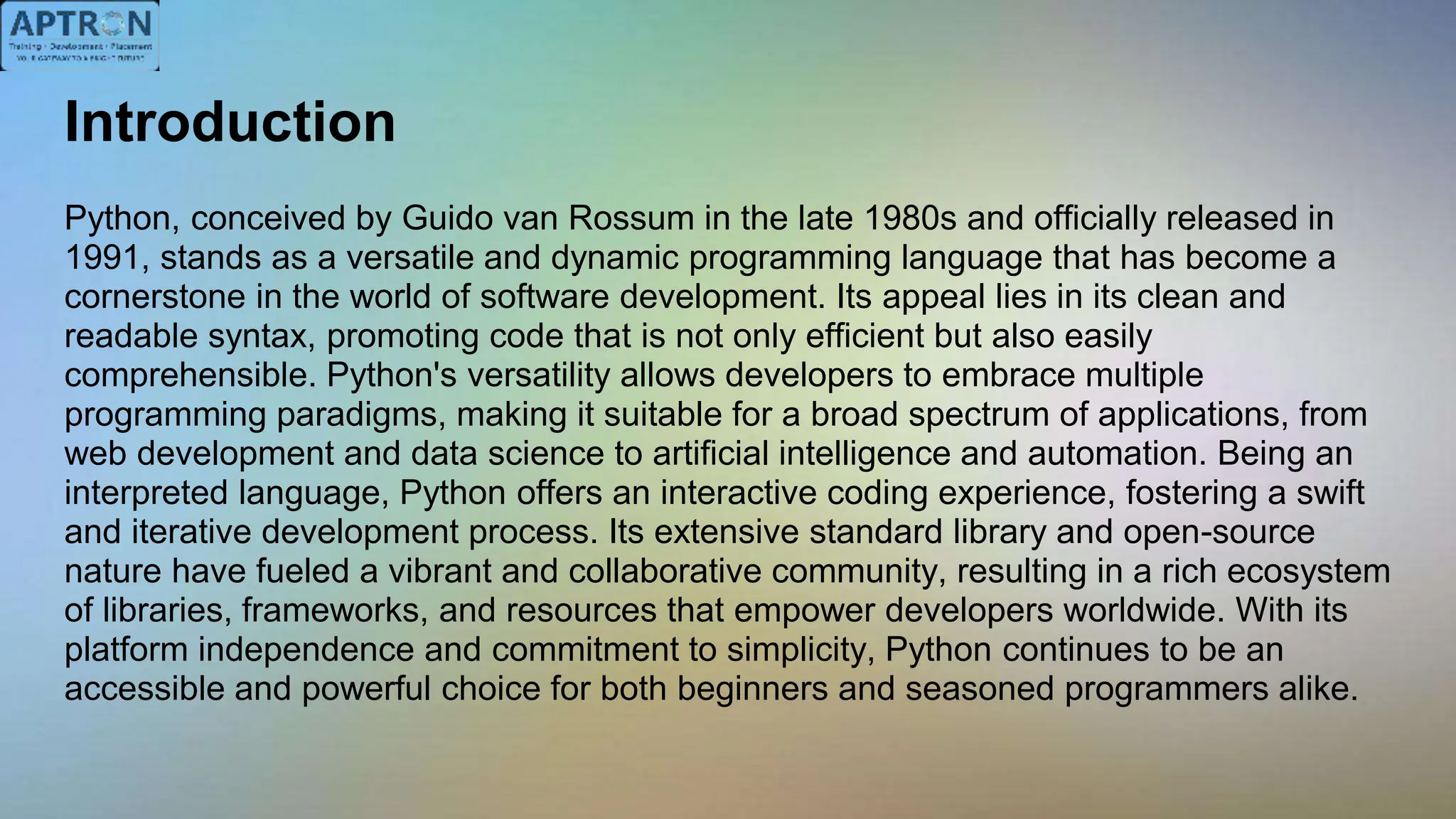 Python Course in Noida. pptx | PPT