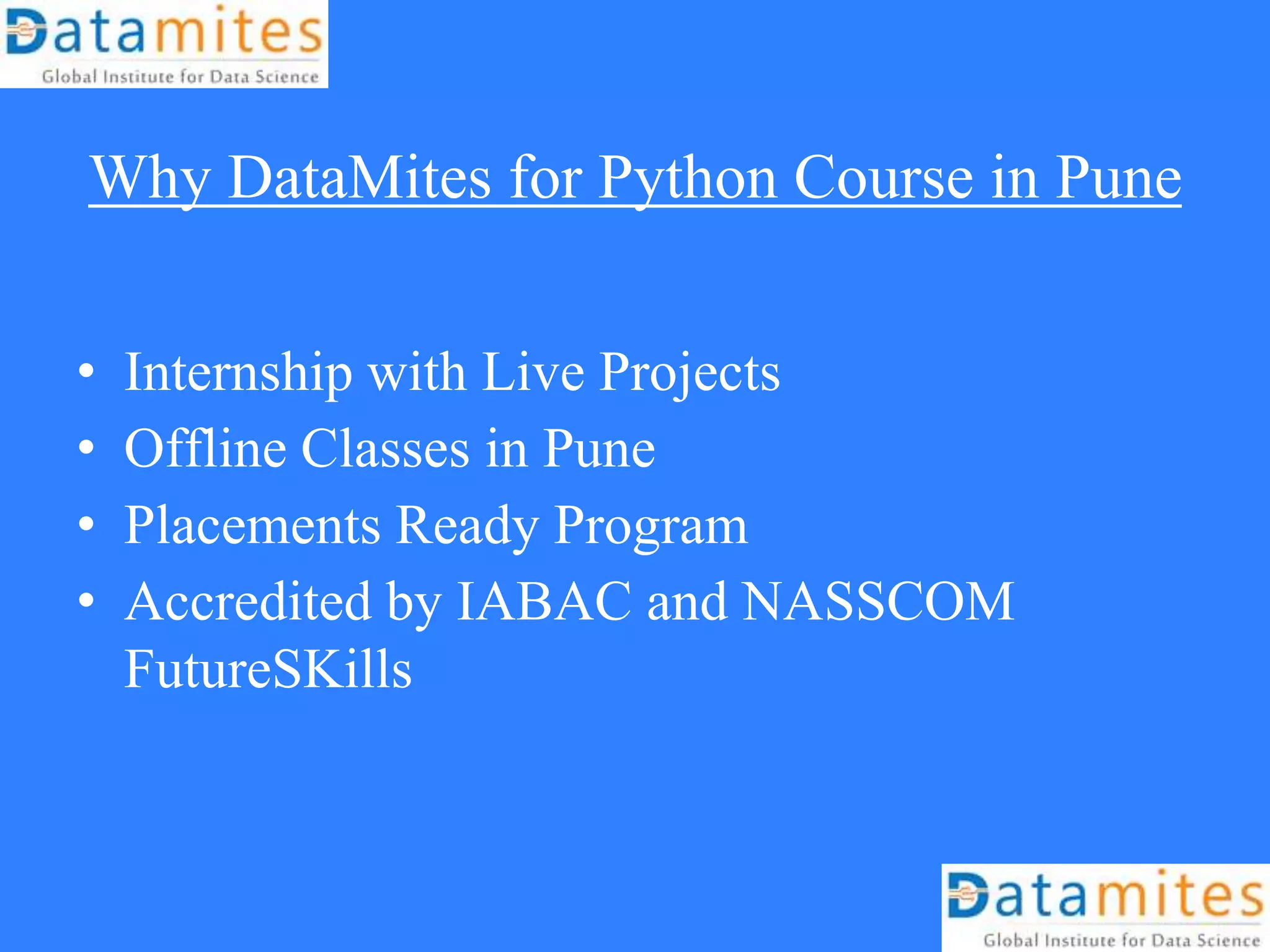 Python Course In Pune | PPT