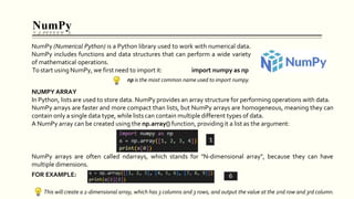 Python (Data Analysis) cleaning and visualize | PPTX