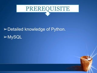python db connection samples and program | PPT