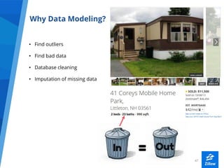 4747
Why Data Modeling?
• Find outliers
• Find bad data
• Database cleaning
• Imputation of missing data
 