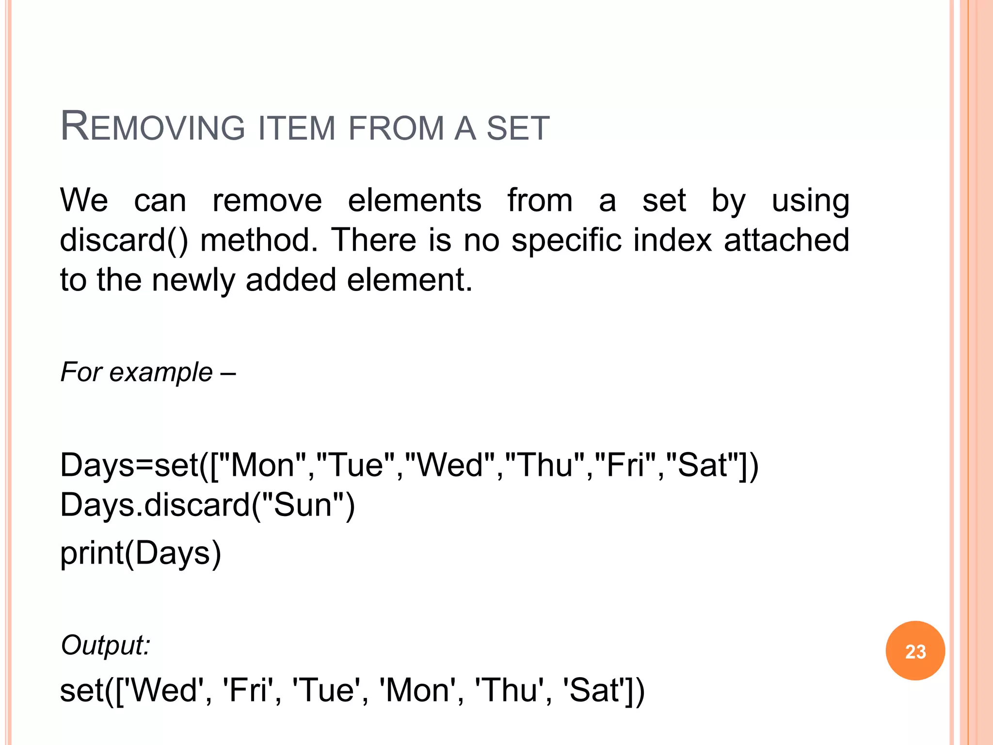 Python data structures | PPTX