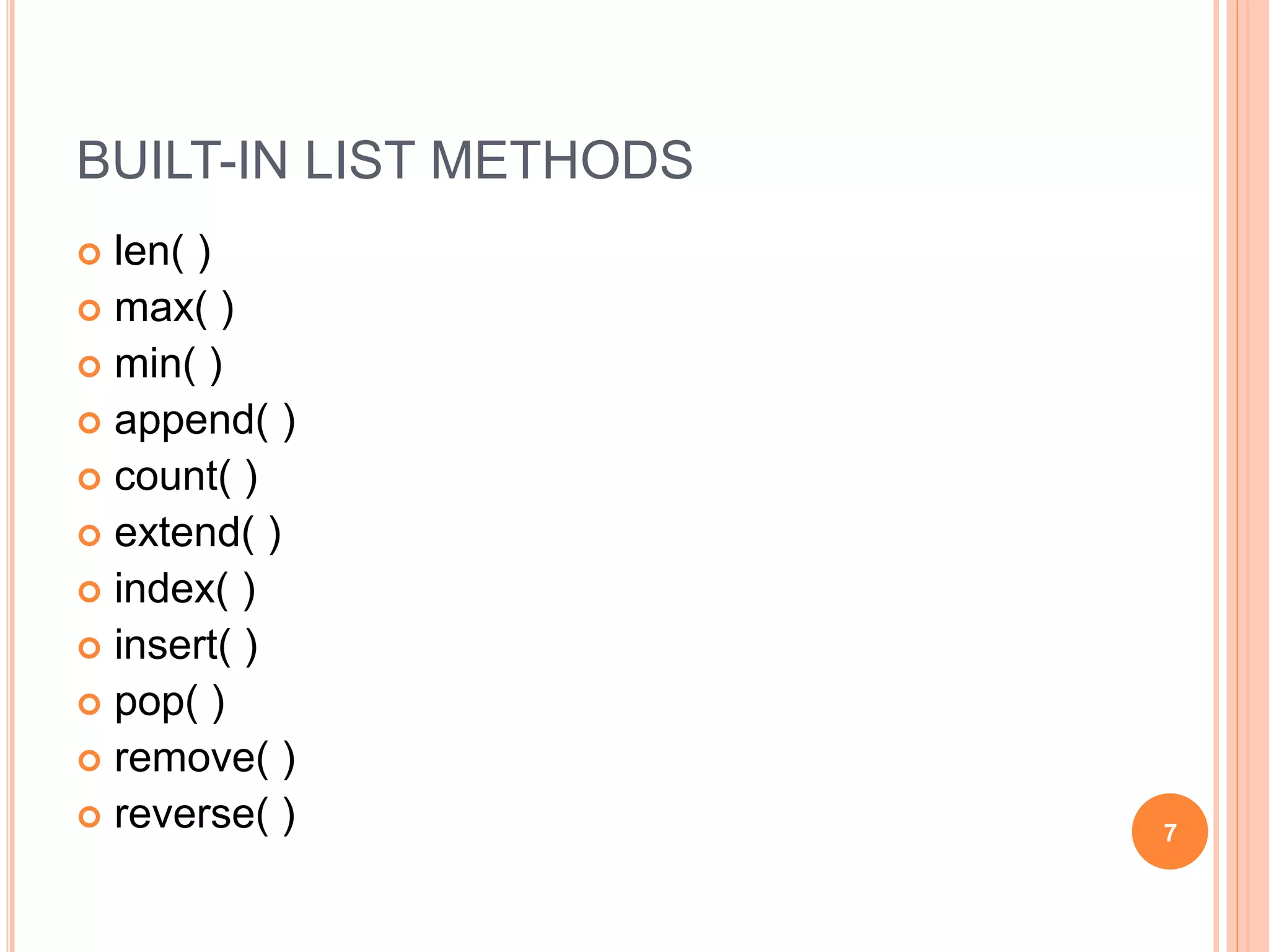 Python data structures | PPTX