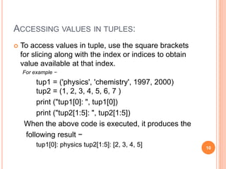 Python data structures | PPTX