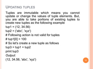 Python data structures | PPTX