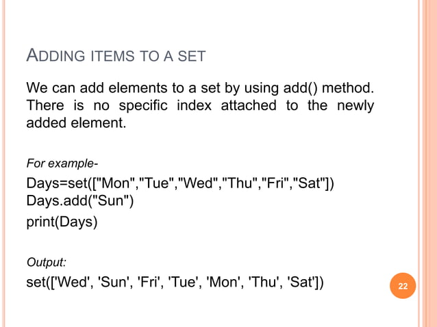 Python data structures | PPTX
