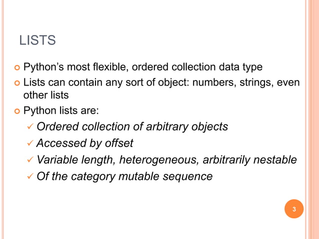 Python data structures | PPTX