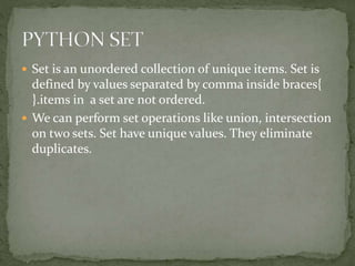 Python data type | PPT