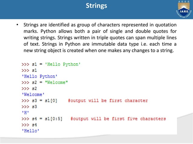 Python Data types like mutable and immutable | PPTX | Operating Systems ...