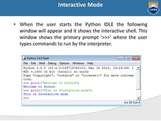 Python Data types like mutable and immutable | PPTX
