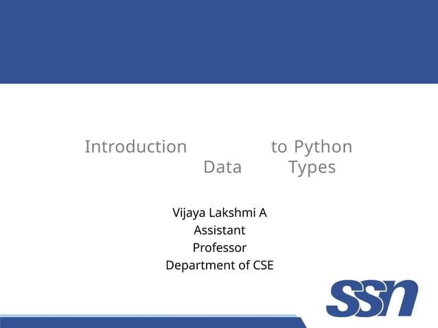 Introduction ,numeric Data types,python Data types.pptx