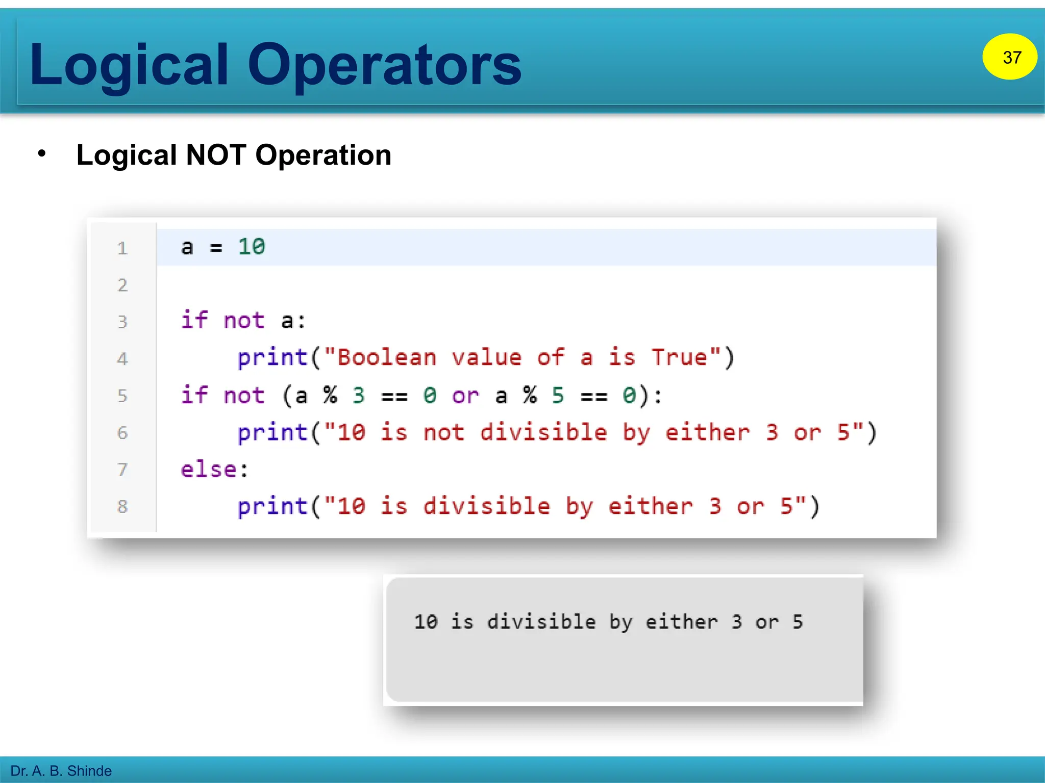 Python Data Types, Operators and Control Flow | PPT