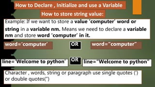 DATA TYPE IN PYTHON | PPT