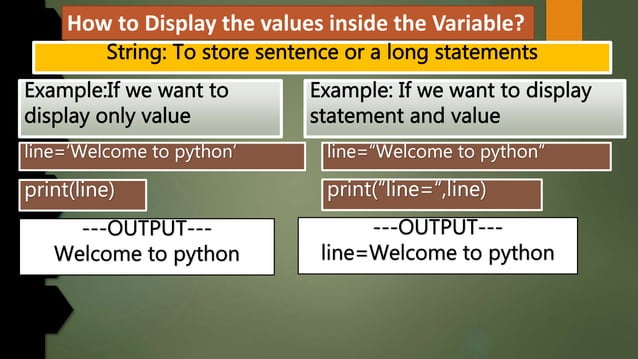 DATA TYPE IN PYTHON | PPT