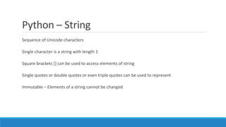 Use the technique data of python and knowledge your idea | PPT