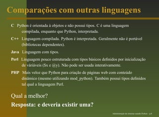 Administração de sistemas usando Python | PDF