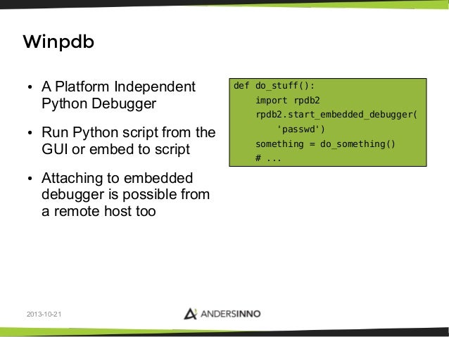 Python Debugging Techniques Python Debugging Techniques