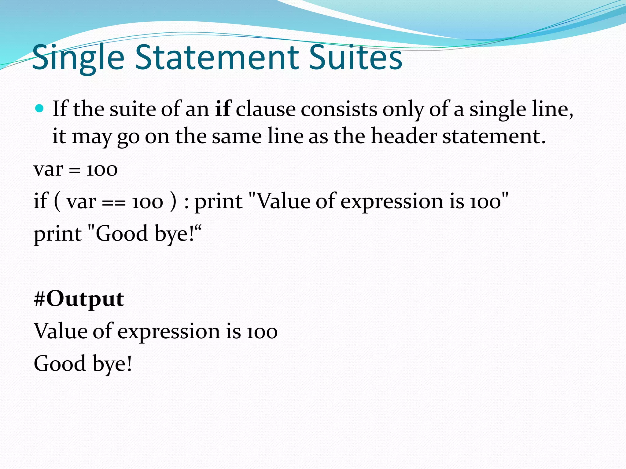 Python decision making part5 | PPT