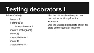 Python decorators | PDF