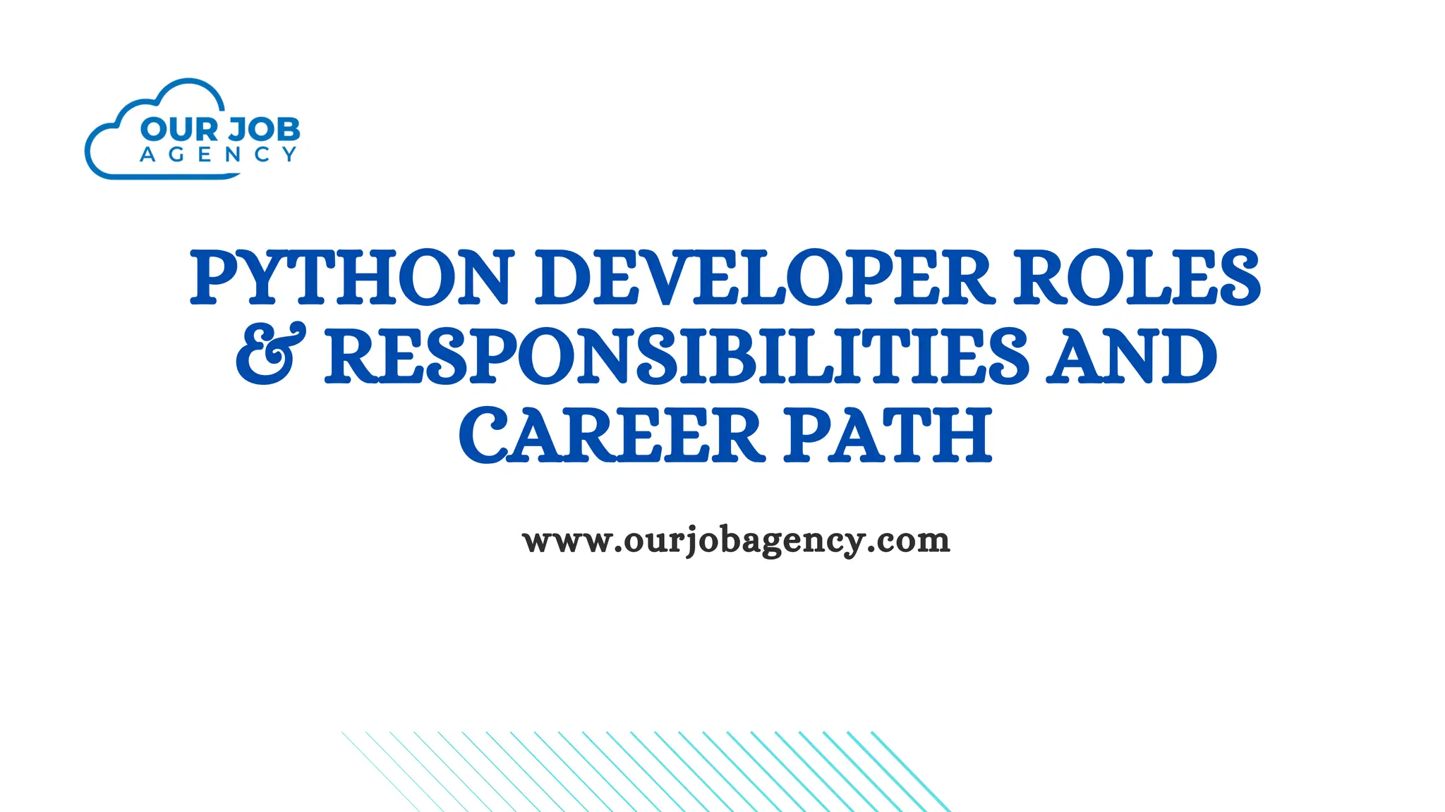 Python Developer Roles & Responsibilities and Career path | PPT