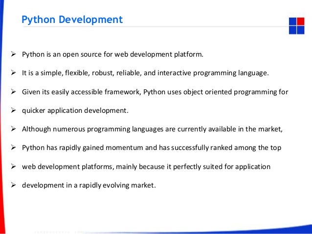 Python development