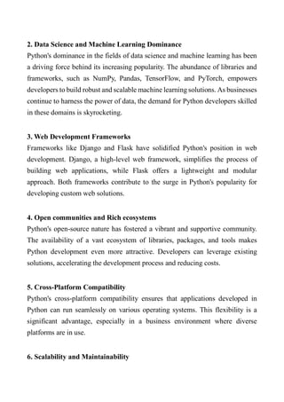Python Development Services | Umano Logic | PDF