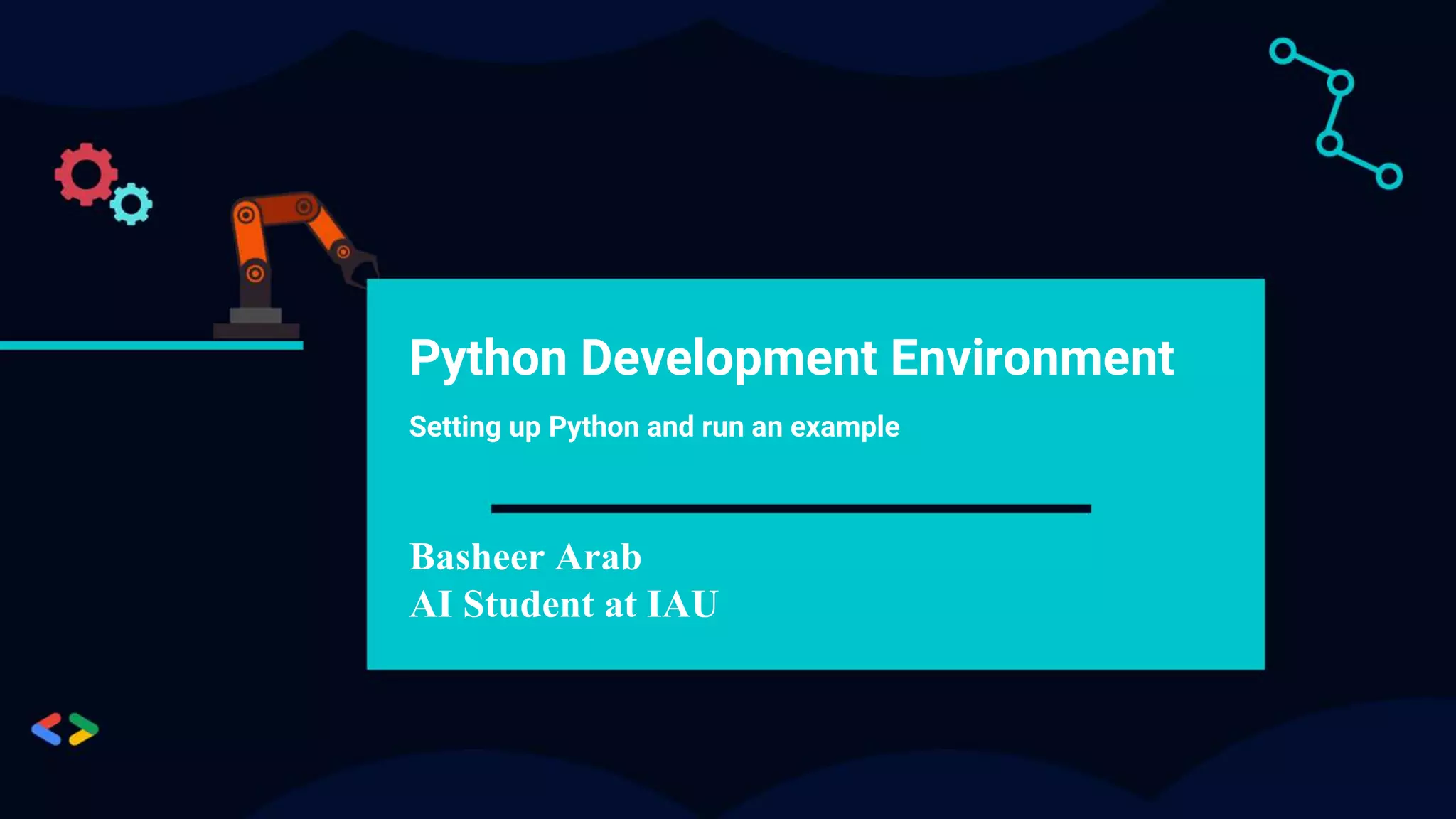 Python development environment developer student clubs | PPT