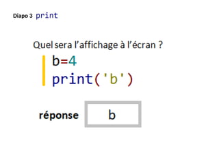 langage de programmation python : instruction print | PPTX