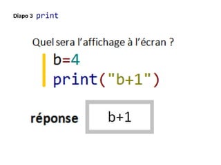 langage de programmation python : instruction print | PPTX